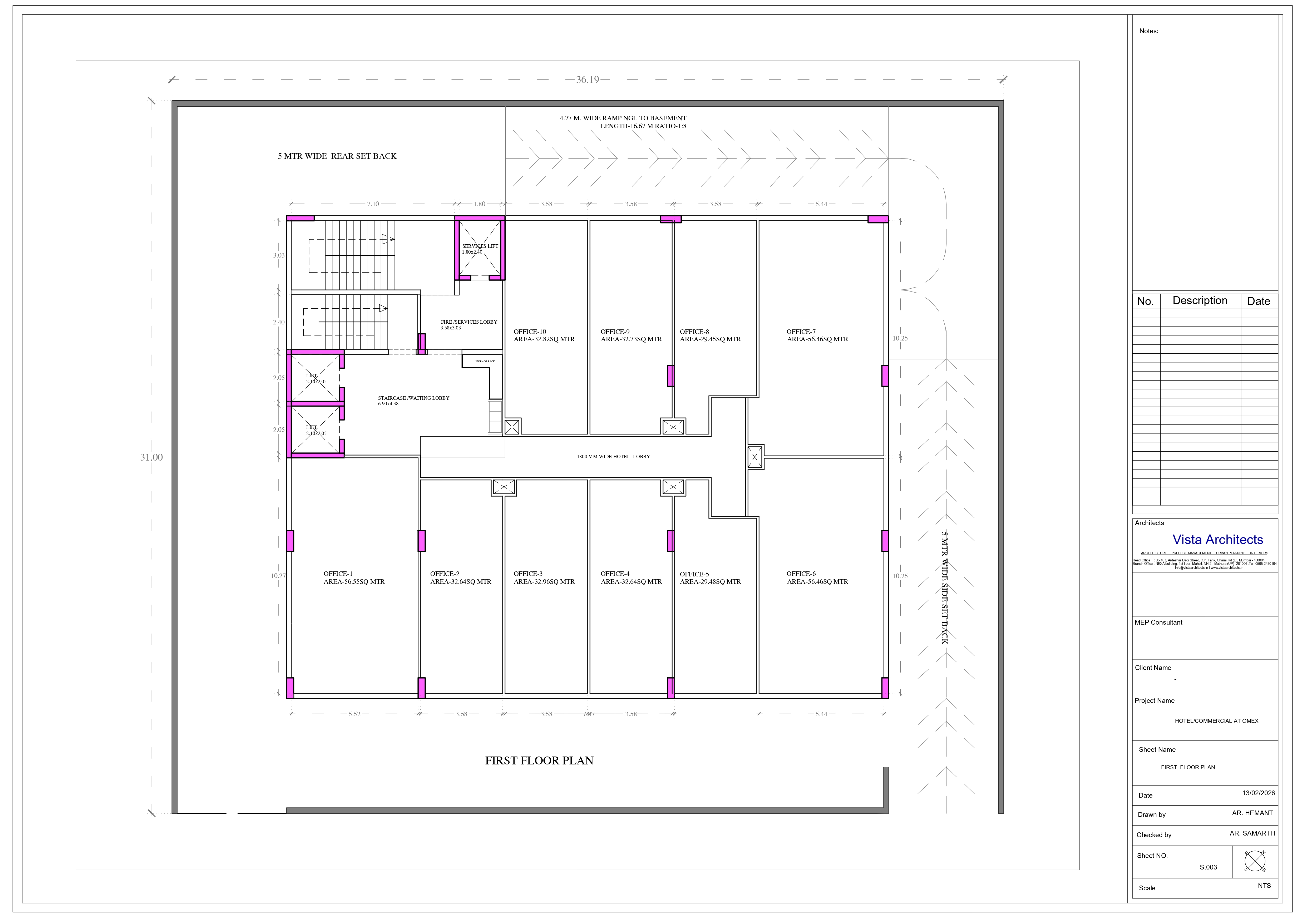 Second to Fifth Floor - 1 BHK & 2 BHK Rental Apartments